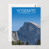 Yosemite National Park, Californië, gestileerde re Briefkaart (Voorkant / Achterkant)