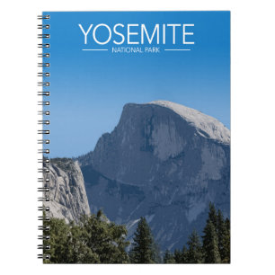 Yosemite National Park, Californië, gestileerde re Notitieboek