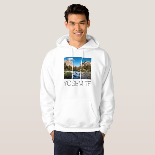 Yosemite National Park, Californië Hoodie (Voorkant volledig)