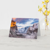 Yosemite National Park, Californië Kaart (Gele Bloem)