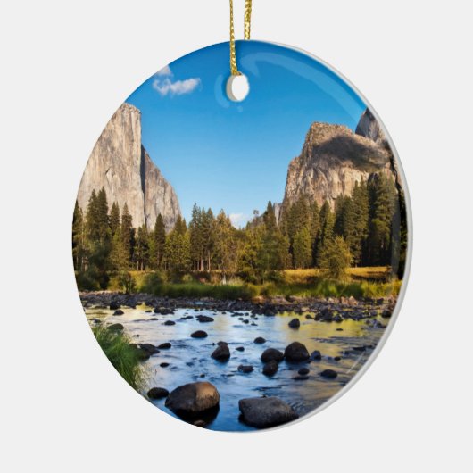 Yosemite National Park, Californië Keramisch Ornament (Links)