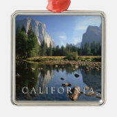 Yosemite National Park | Californië Metalen Ornament (Voorkant)