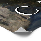 Yosemite National Park | Californië Poster (Hoek)