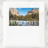 Yosemite National Park, Californië Rechthoekige Sticker (Tas)