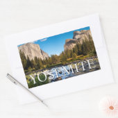 Yosemite National Park, Californië Rechthoekige Sticker (Envelop)