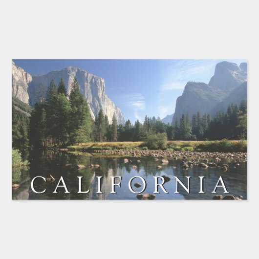 Yosemite National Park | Californië Rechthoekige Sticker (Voorkant)