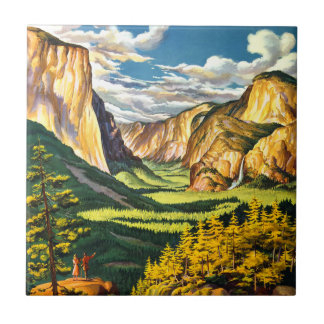 Yosemite National Park Californië Reis Kunst Tegeltje