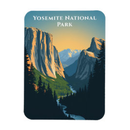 Yosemite National Park, Californië Reislandschap Magneet