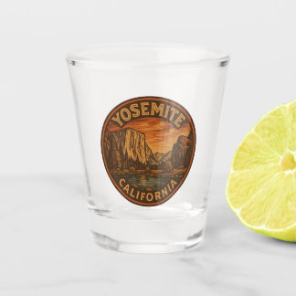 Yosemite National Park, Californië - Shot Glass Glas