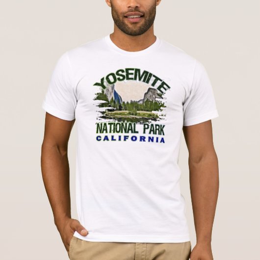 Yosemite National Park, Californië T-shirt (Voorkant)