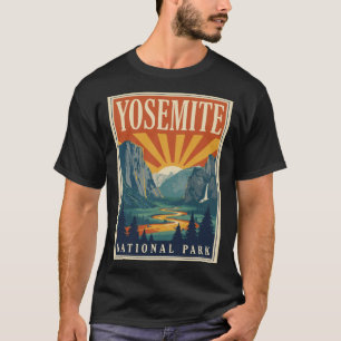 Yosemite National Park Californië Wandelen T-shirt