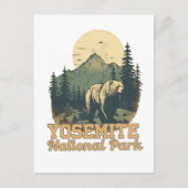 Yosemite National Park Camping Reizen Briefkaart (Voorkant)