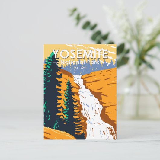 Yosemite National Park Chilnualna Herfsten Califor Briefkaart (Staand voorkant)