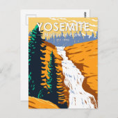 Yosemite National Park Chilnualna Herfsten Califor Briefkaart (Voorkant / Achterkant)