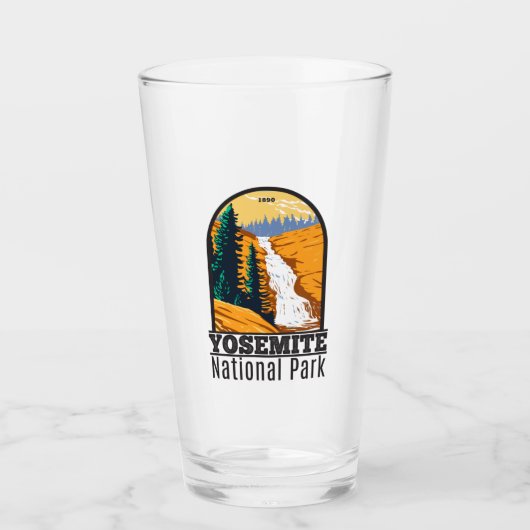 Yosemite National Park Chilnualna Herfsten Califor Glas (Voorkant)