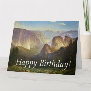 Yosemite National Park Domes Big Birthday Card Kaart