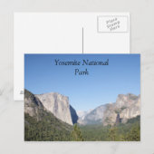 Yosemite National Park El Capitan foto-Briefkaart Briefkaart (Voorkant / Achterkant)