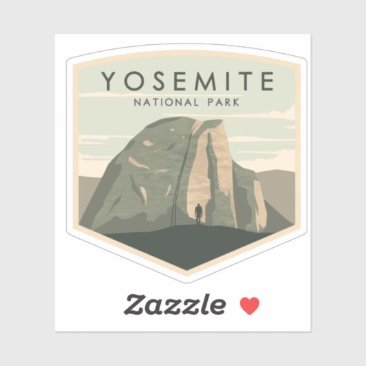 Yosemite National Park Explorer Sticker (Vel)