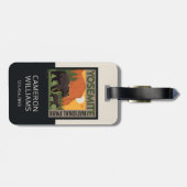 Yosemite National Park | Familie Beer Bagagelabel (Achterkant horizontaal)