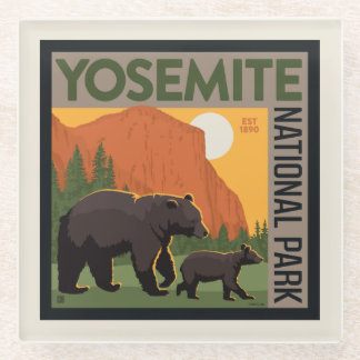 Yosemite National Park | Familie Beer Glazen Onderzetter
