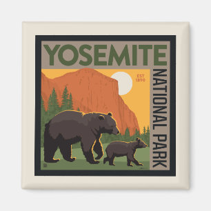 Yosemite National Park   Familie Beer Magneet