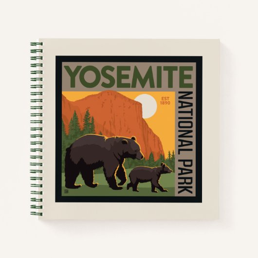 Yosemite National Park | Familie Beer Notitieboek (Voorkant)