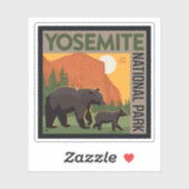 Yosemite National Park | Familie Beer Sticker (Vel)