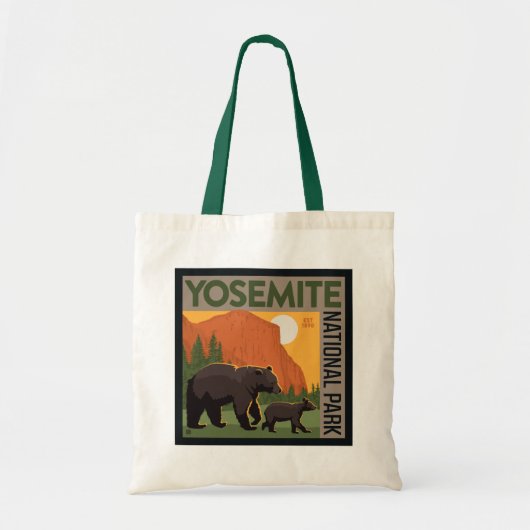 Yosemite National Park | Familie Beer Tote Bag (Voorkant)