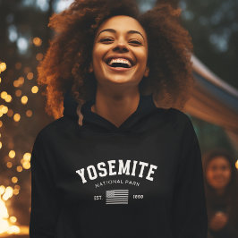 Yosemite National Park Forest Landscape Photo Hoodie