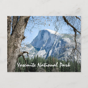 Yosemite National Park, foto van Half Dome Briefkaart