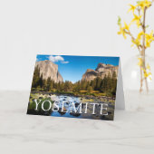 Yosemite National Park | Gefeliciteerd Kaart (Gele Bloem)