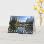 Yosemite National Park | Gefeliciteerd Kaart (Gele Bloem)