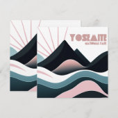 Yosemite National Park Gekleurde heuvels (Voorkant / Achterkant)