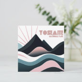 Yosemite National Park Gekleurde heuvels (Staand voorkant)