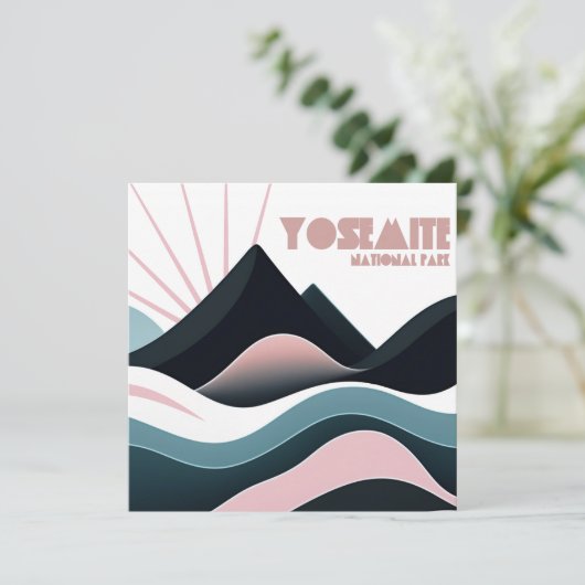 Yosemite National Park Gekleurde heuvels (Staand voorkant)