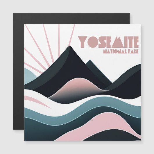 Yosemite National Park Gekleurde heuvels (Voorkant / Achterkant)