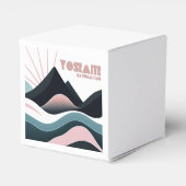 Yosemite National Park Gekleurde heuvels Bedankdoosjes (Achterkant)