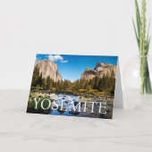 Yosemite National Park | Gelukkige verjaardag Kaart (Voorkant)