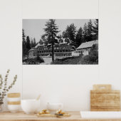 Yosemite National Park Glacier Point Lodge Poster (Keuken)