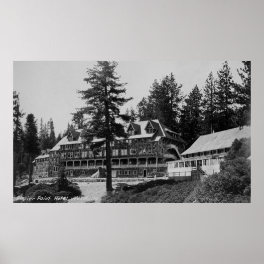 Yosemite National Park Glacier Point Lodge Poster (Voorkant)