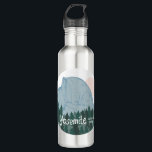 Yosemite National Park Half Dome Art Pastel Waterfles<br><div class="desc">Bekijk deze geweldige potloodkunst van het Yosemite National Park in Californië. Verzamel alle parken, ik maak voortdurend nieuwe parken. Bekijk mijn winkel voor meer wandelen, kamperen, leven, vogels en nog veel meer! U kunt dit ontwerp op t - shirts, mokken, stickers, kussens en magneten ook vinden. Bezoek mijn winkel ook...</div>