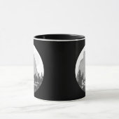 Yosemite National Park Half Dome Black White Mok (Midden)