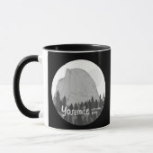 Yosemite National Park Half Dome Black White Mok (Links)