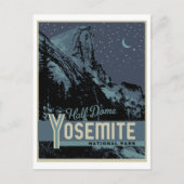 Yosemite National Park Half Dome Briefkaart (Voorkant)