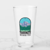 Yosemite National Park Half Dome California Glas (Voorkant)