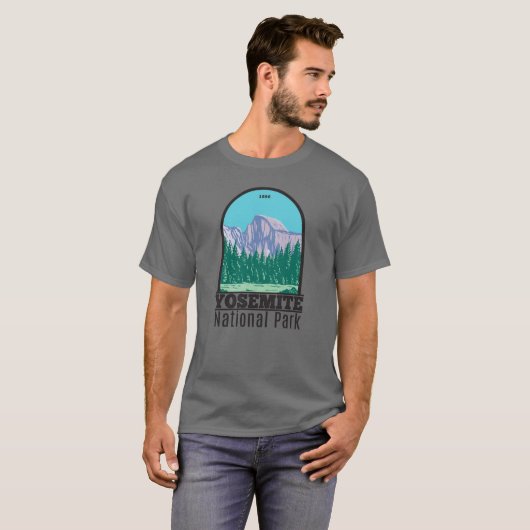 Yosemite National Park Half Dome California T-shirt (Voorkant volledig)