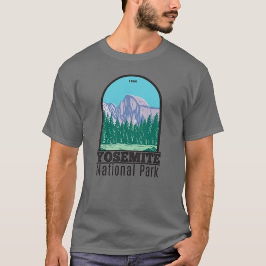 Yosemite National Park Half Dome California T-shirt (Voorkant)