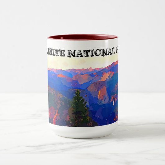 Yosemite National Park- Half Dome & Fall Mug $24. Mok (Midden)