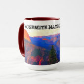 Yosemite National Park- Half Dome & Fall Mug $24. Mok (Voorkant links)