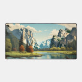 Yosemite National Park Half Dome  kunst Bureaumat (Voorkant)